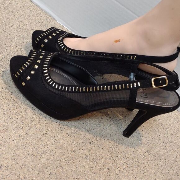 👍 Sexy Black Heels. Size9 A12 - Picture 3 of 9